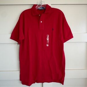 Polo By Ralph Lauren Red Cotton Polo Shirt Men’s Size Small NWT Preppy